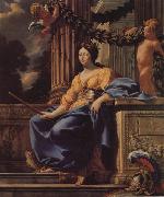 Simon Vouet Allegorical Portrait of Anne d'Autriche oil painting